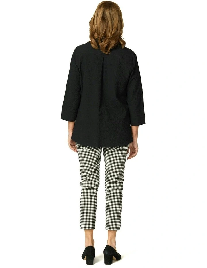 Bayside Check 7/8 Basque Pant in Multi image 2