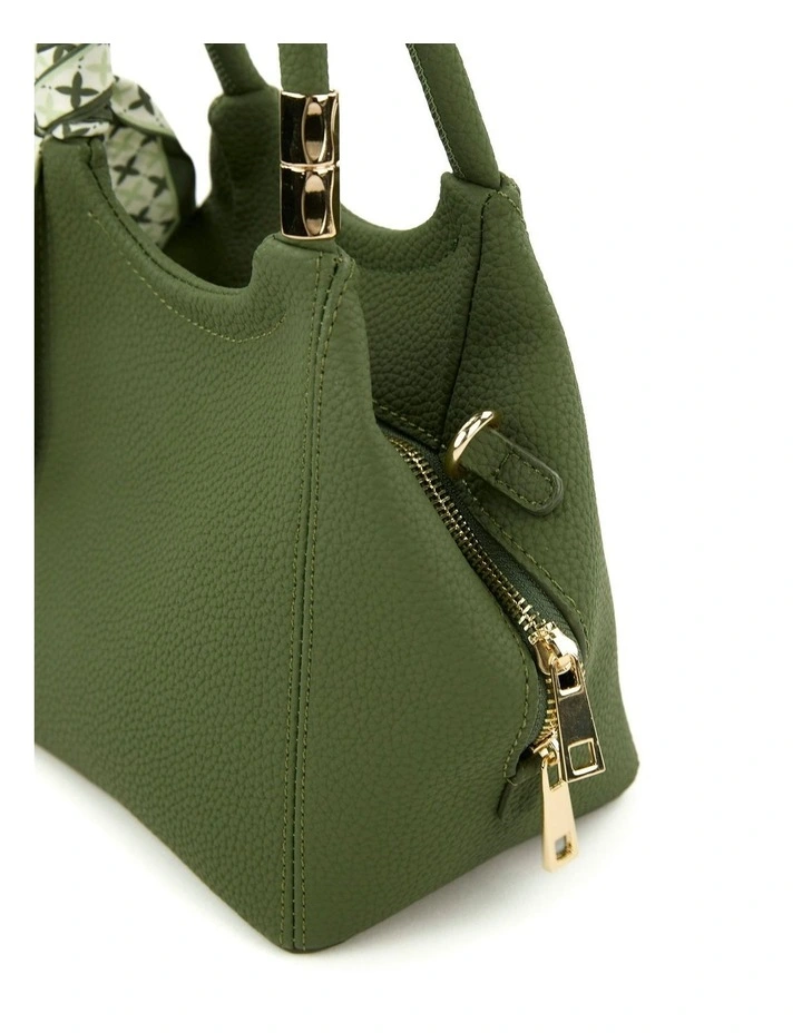 Bianca Mini Tote Handbag in Olive image 3
