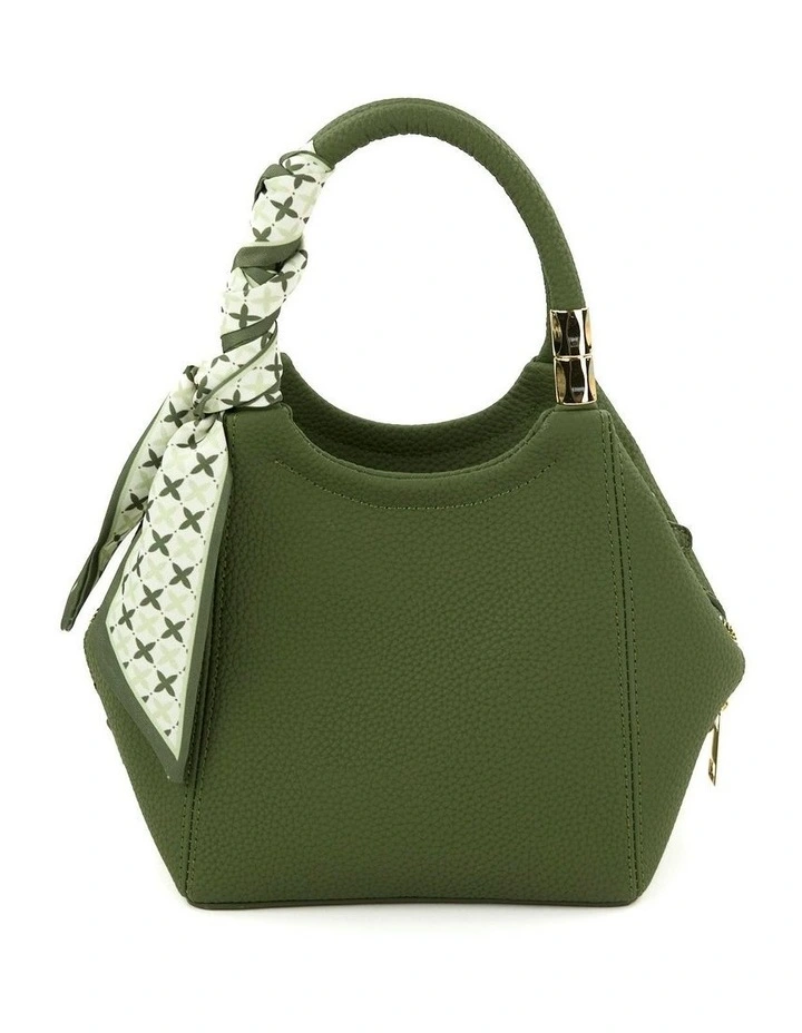 Bianca Mini Tote Handbag in Olive image 5