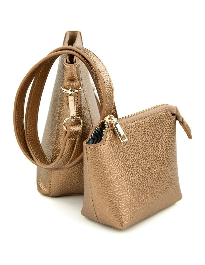 Emily Cross Body Handbag in Copper image 2