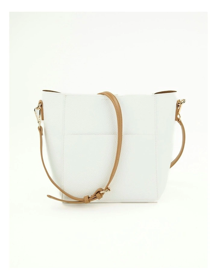 Remi Bucket Bag in White image 1