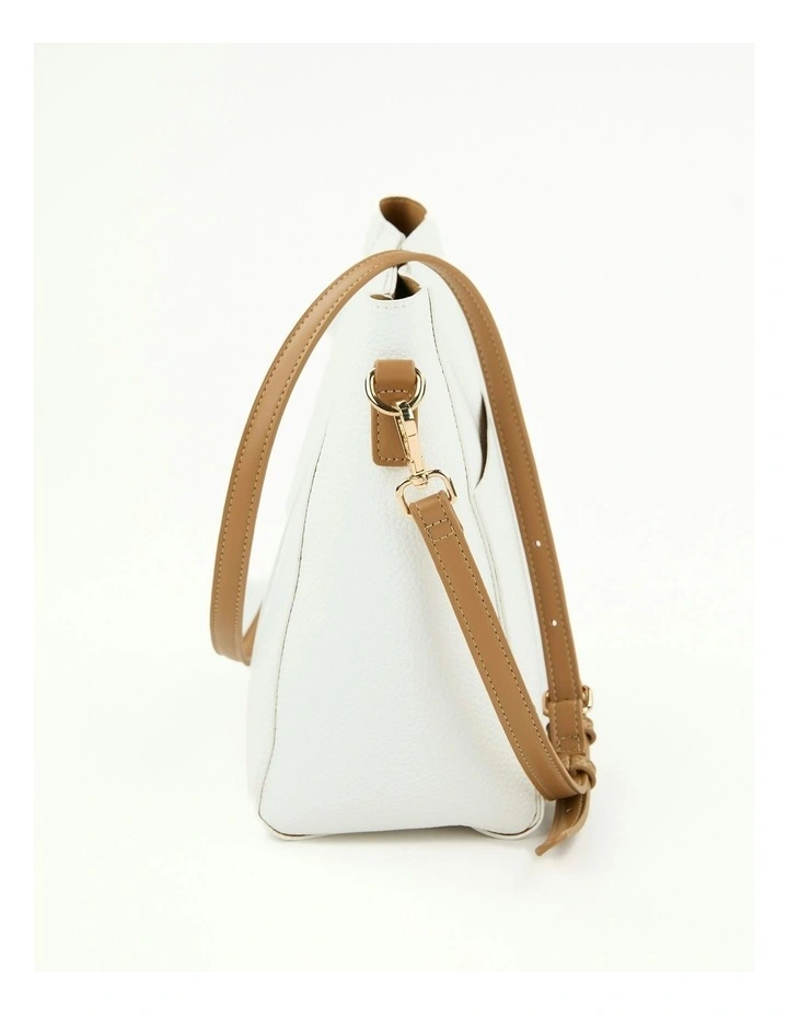 Remi Bucket Bag in White image 2