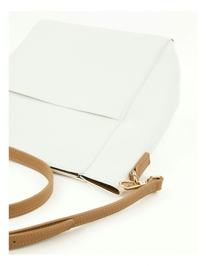 Remi Bucket Bag in White image 3