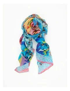 Nicole Silk Scarf in Multi