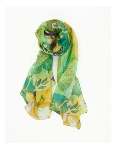Lillian Silk Scarf in Multi