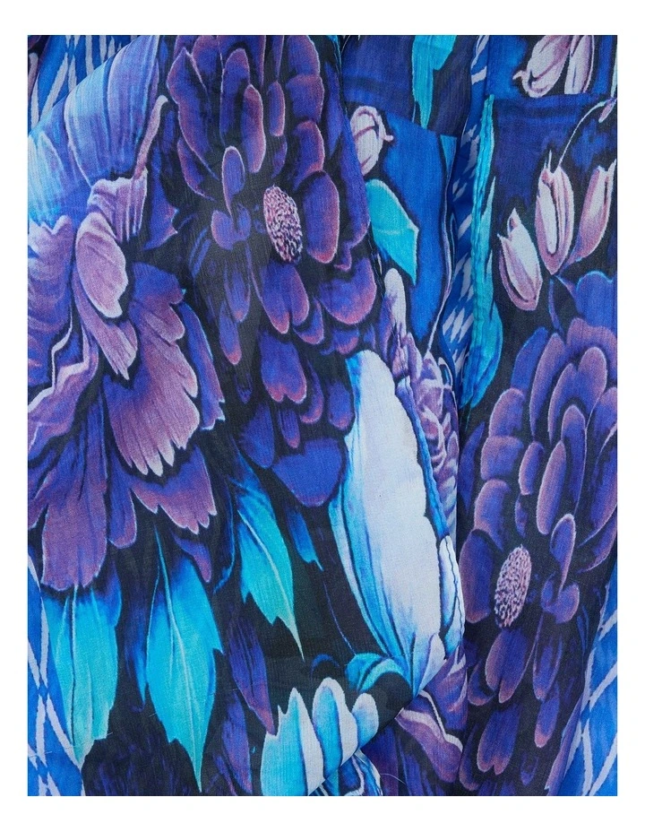 Jewel Silk Scarf in Multi image 2