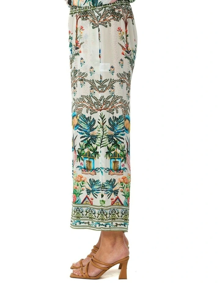 Delta 7/8 Pull On Print Pant in Multi image 3