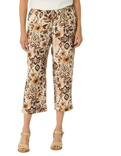 Sierra Print 7/8 Pant in Assorted