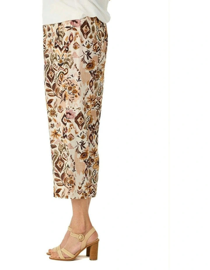 Sierra Print 7/8 Pant in Assorted image 3