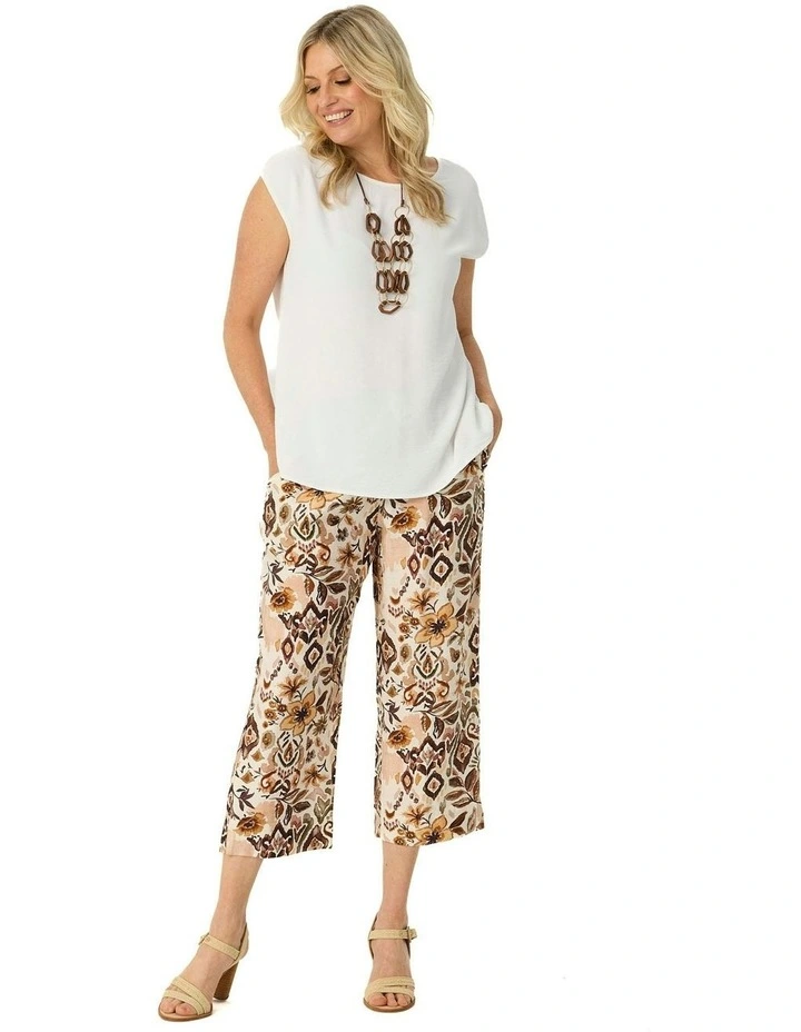 Sierra Print 7/8 Pant in Assorted image 4
