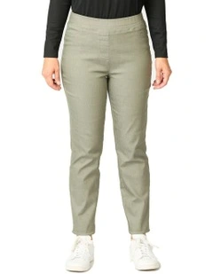 Suzy Stretch Long Pull On Jean in Green