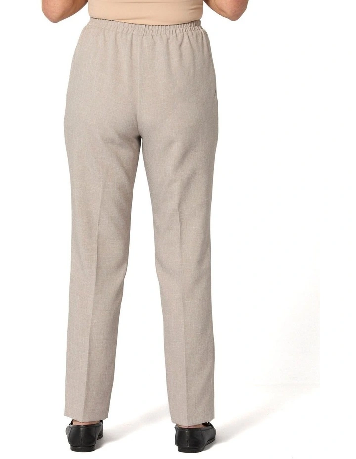 Reserve Plain Pull On Pant in Beige image 2
