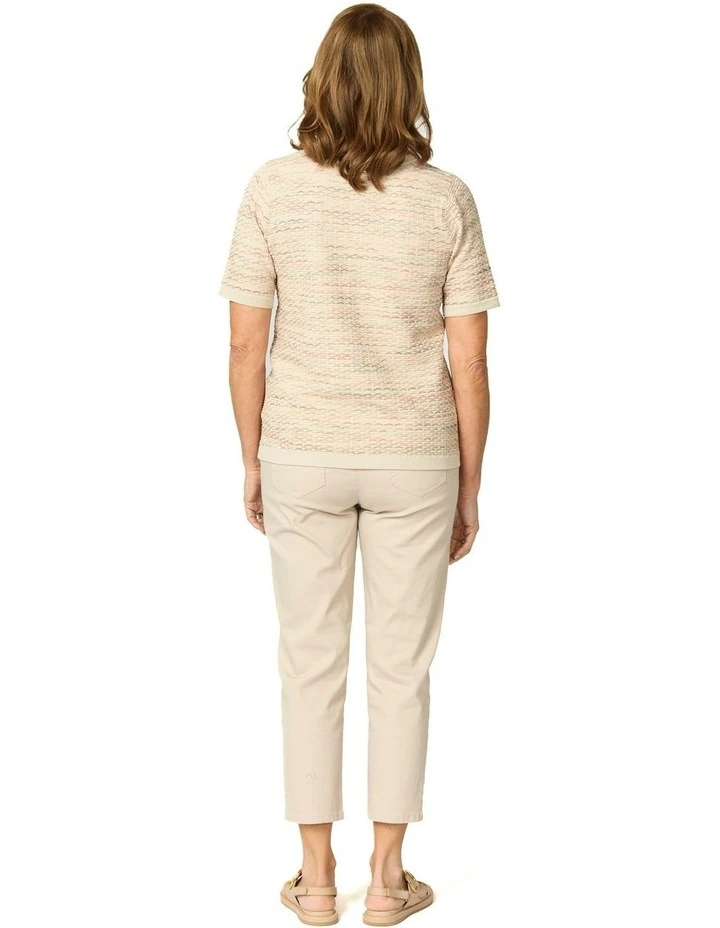 Mavis Textured S/s Knit Top image 2