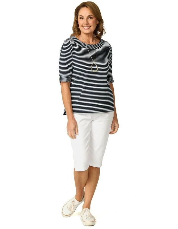 Corsa Stripe Elbow Slv Tee image 4