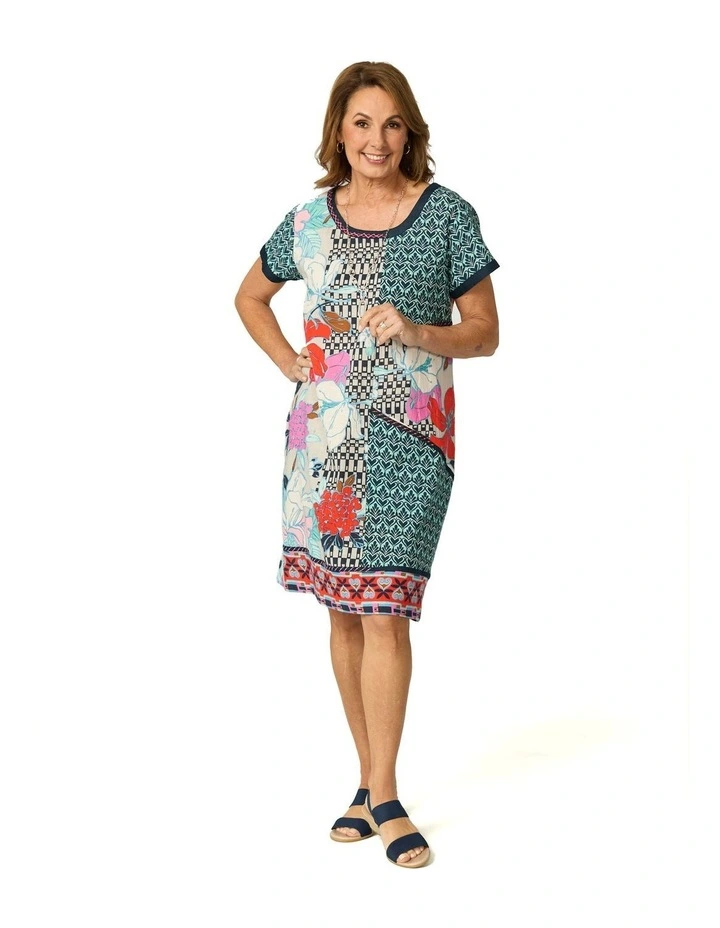 Patch Pocket Shift Dress image 4