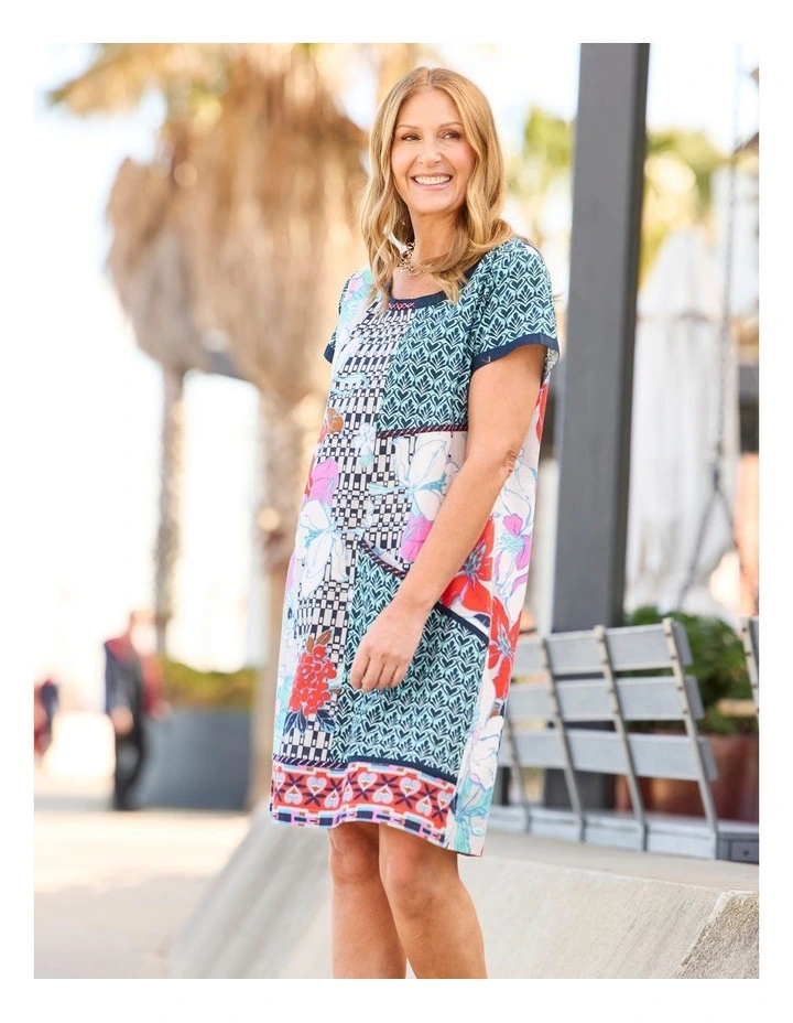 Patch Pocket Shift Dress image 5