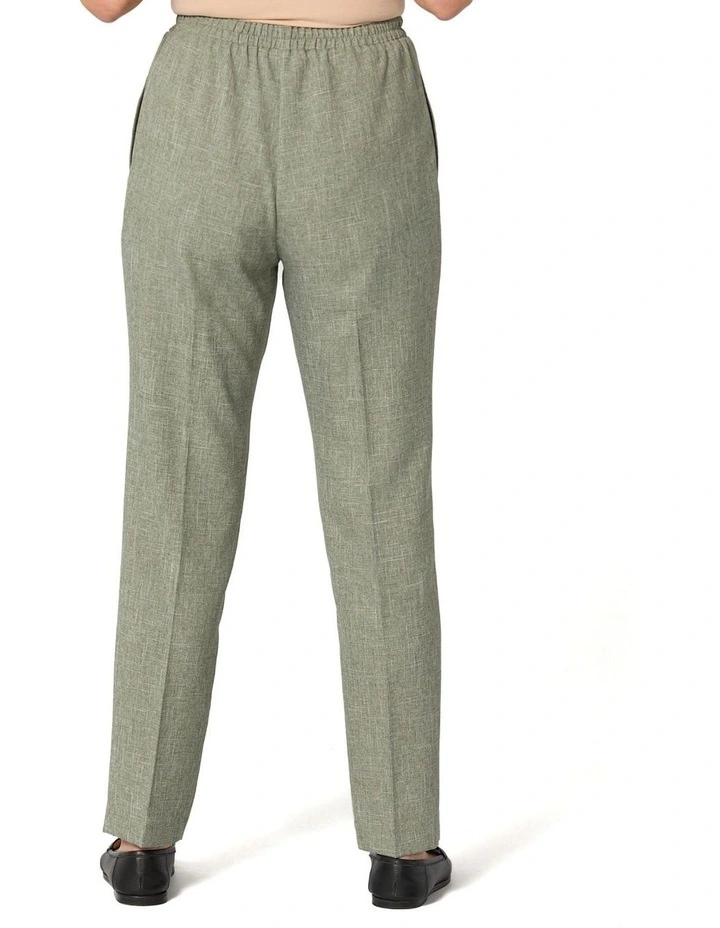 Reserve Plain Pull On Pant in Green image 2