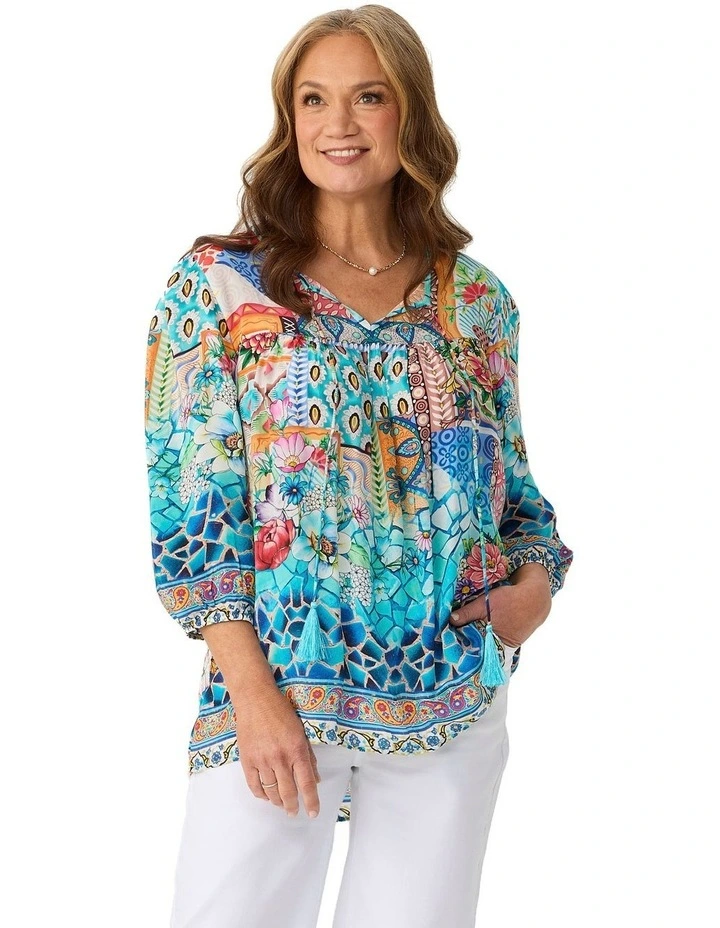SUNSET BEACH RELAXED TOP image 1