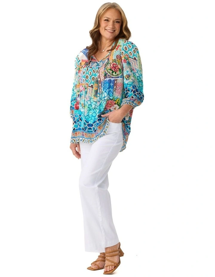 SUNSET BEACH RELAXED TOP image 4