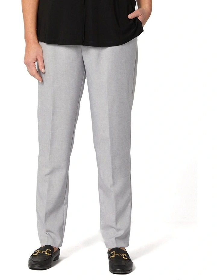 Reserve Plain Pull On Pant in Grey image 1