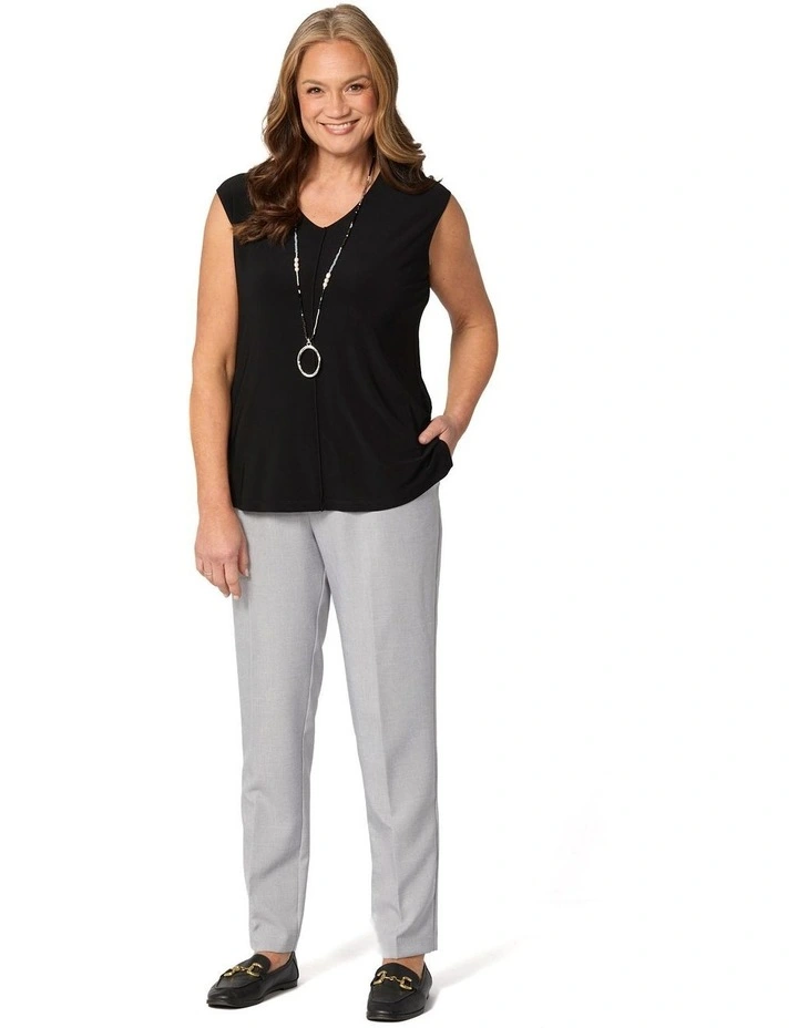 Reserve Plain Pull On Pant in Grey image 4