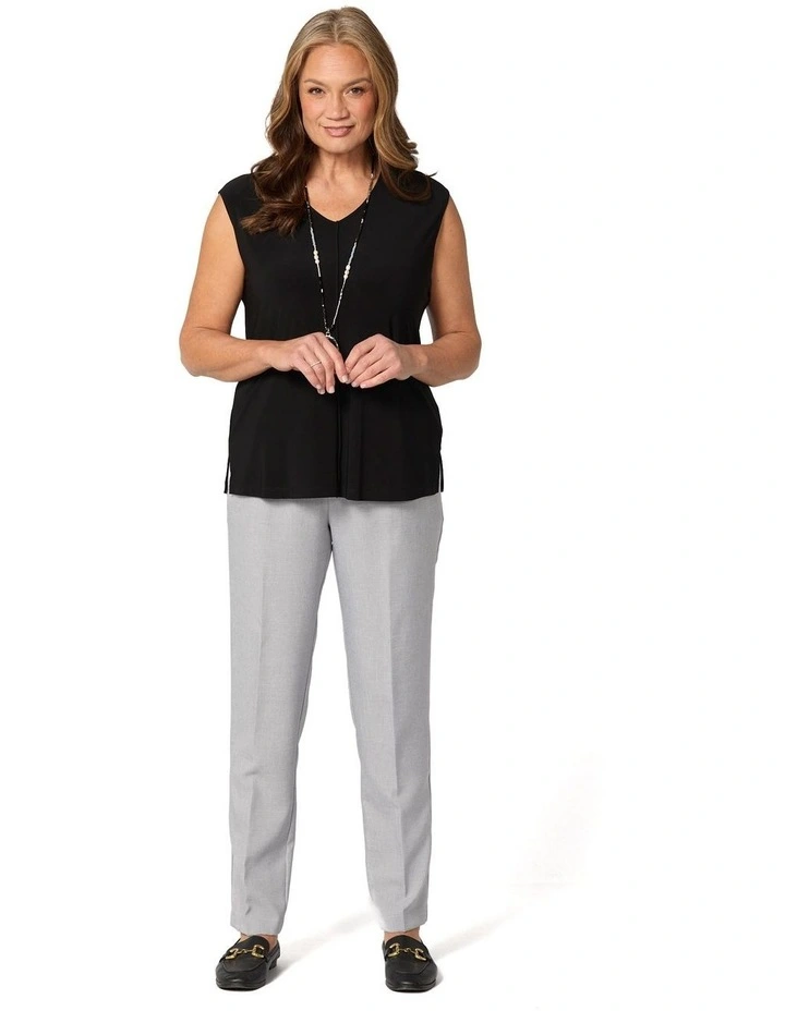 Reserve Plain Pull On Pant in Grey image 7