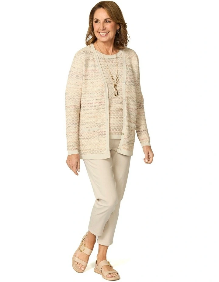 Mavis Textured Button Cardigan image 4