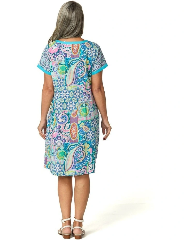 Patch Pocket Shift Dress image 2