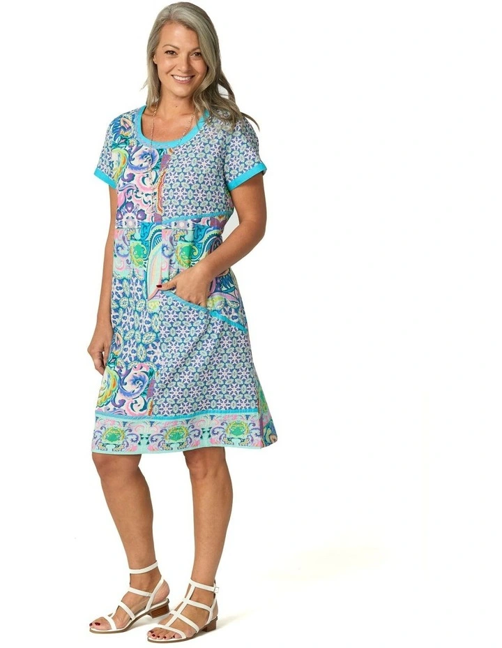 Patch Pocket Shift Dress image 4