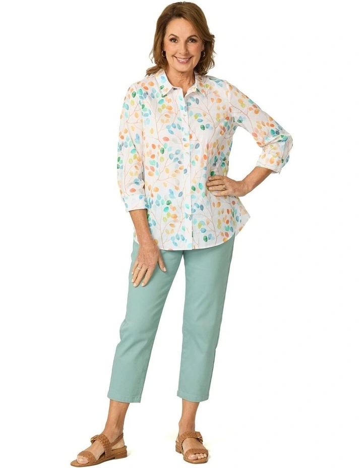 Eden 3/4 Sleeve Print Shirt image 4