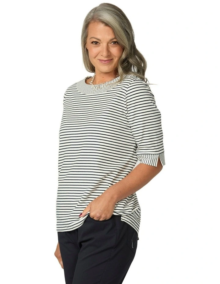 Corsa Stripe Elbow Slv Tee image 1