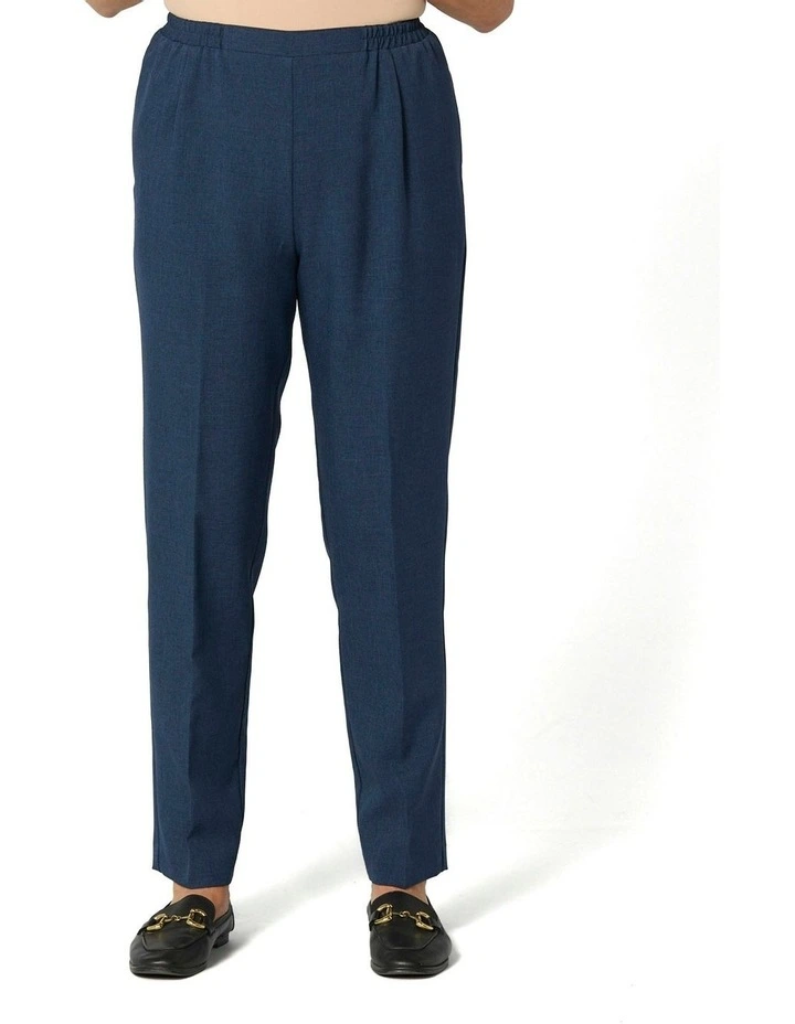 Reserve Plain Pull On Pant in Blue image 1