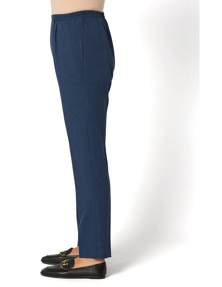 Reserve Plain Pull On Pant in Blue image 3