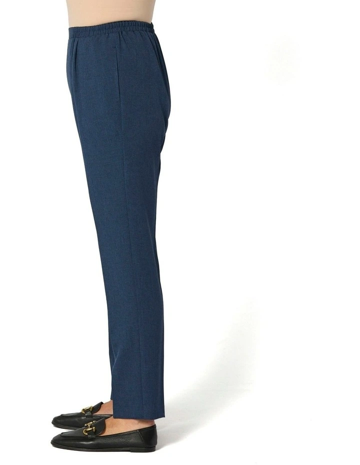 Reserve Plain Pull On Pant in Blue image 3