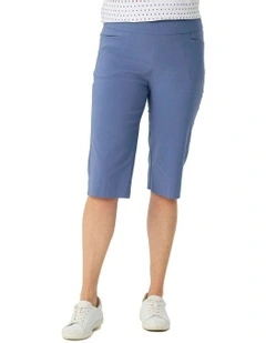 Chaucer Basque Long Shorts in Blue