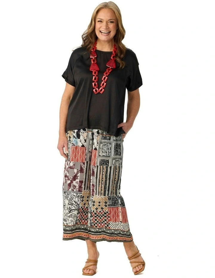 Blackjack 7/8 Pull On Pant in Multi image 4