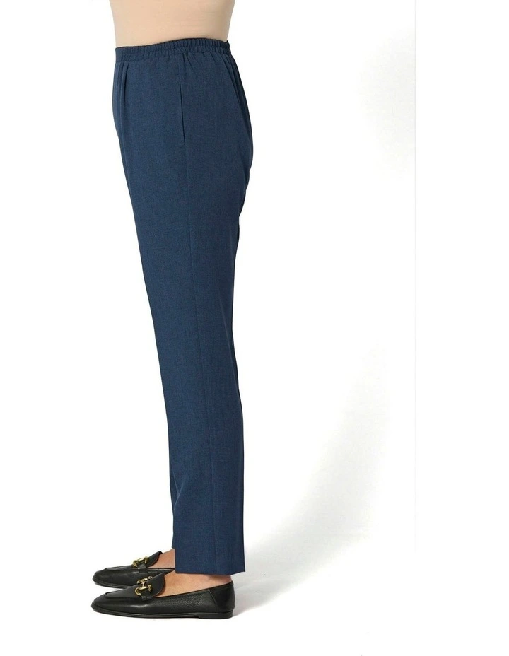 Reserve Plain Pull On Pant in Blue image 3
