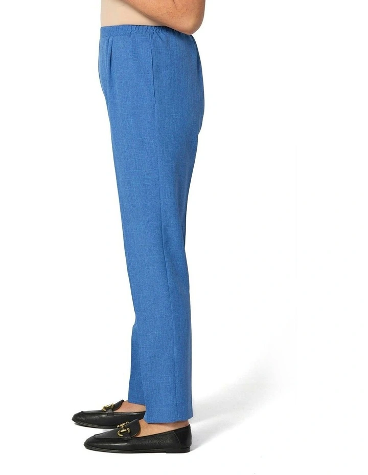 Reserve Plain Pull On Pant in Blue image 3