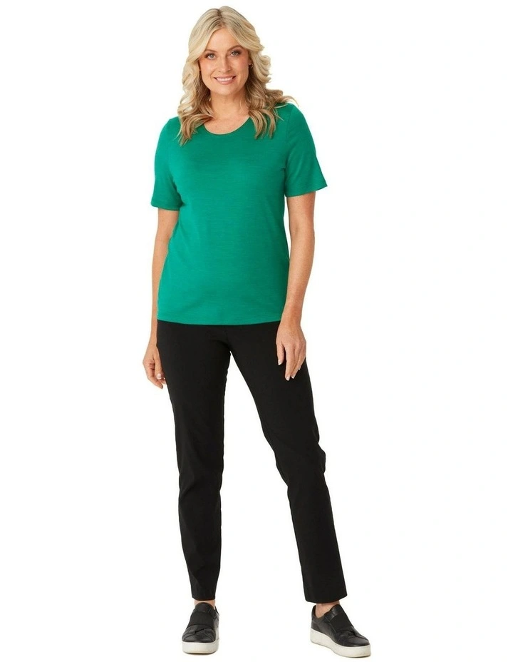 Hedrena Classic Short Sleeve Tee in Green image 4