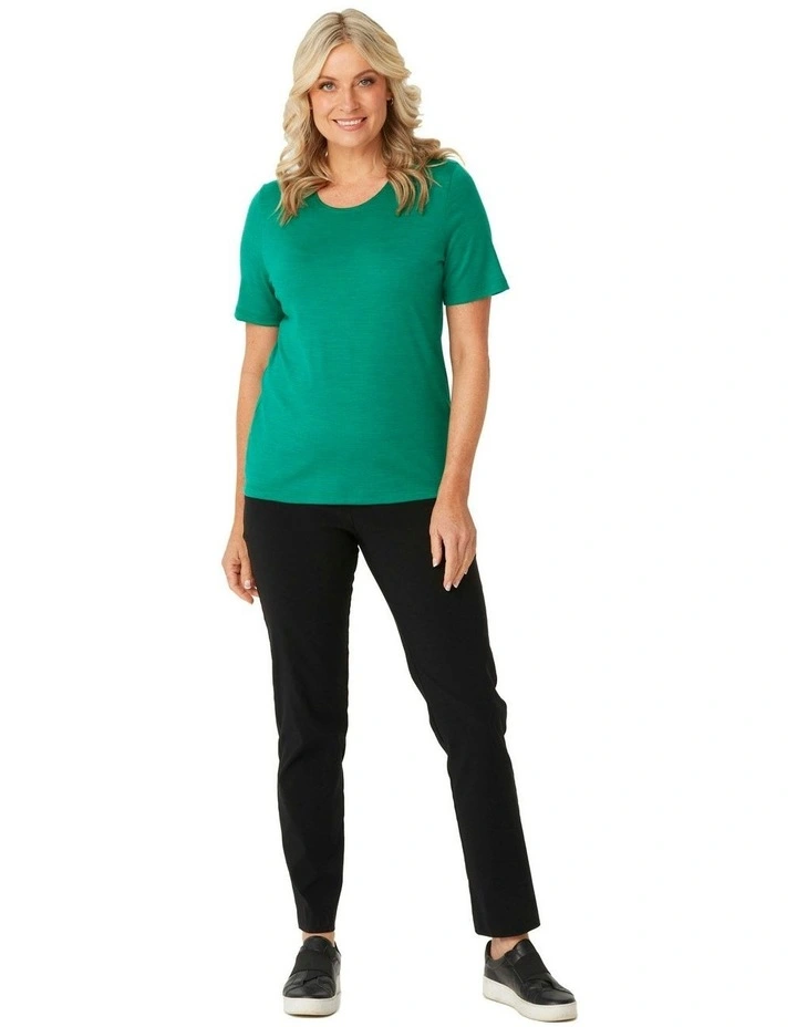 Hedrena Classic Short Sleeve Tee in Green image 4
