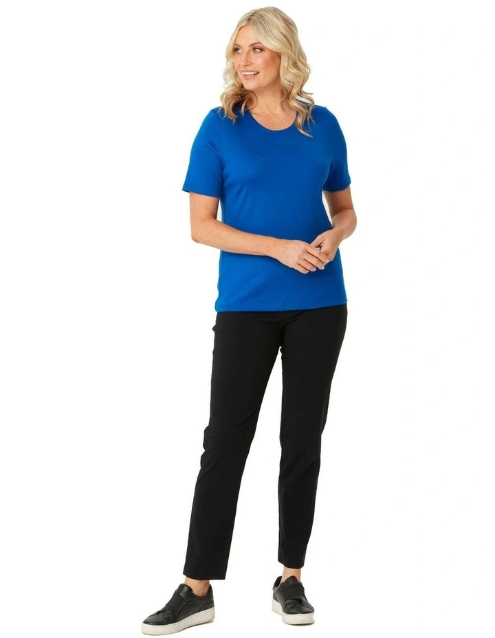 Hedrena Classic Short Sleeve Tee in Blue image 4
