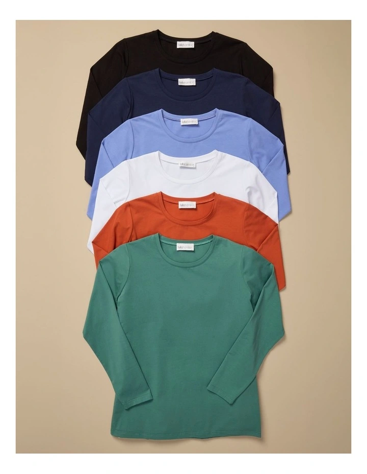 Camp Classic Long Sleeve Tee in Green image 7