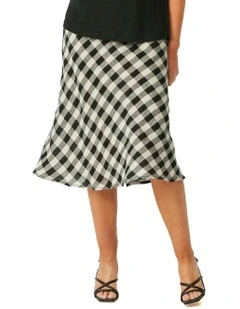 Rossdale Check Pull On Skirt in Multi