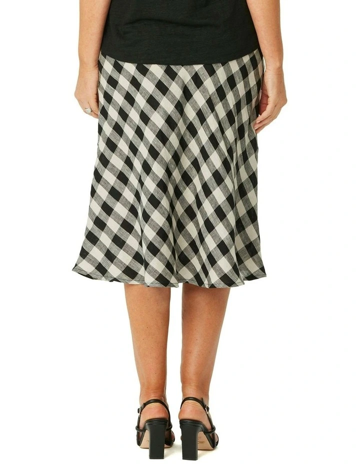 Rossdale Check Pull On Skirt in Multi image 2