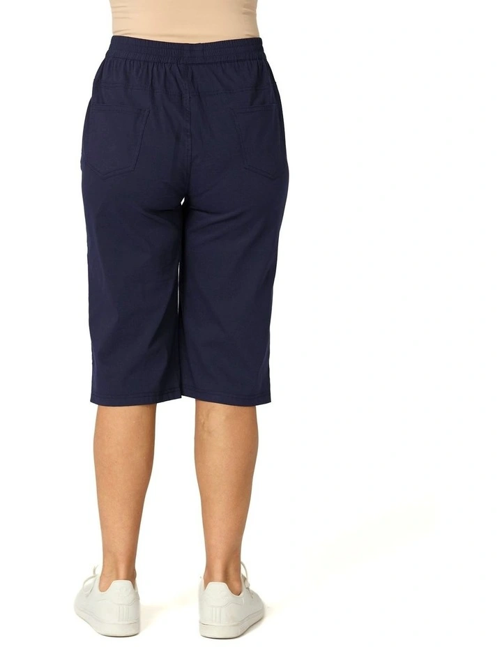 Vibe Stretch Pull On Long Short in Blue image 2
