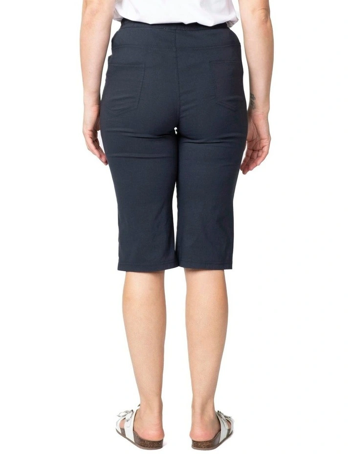 Vibe Stretch Pull On Long Short in Blue image 2
