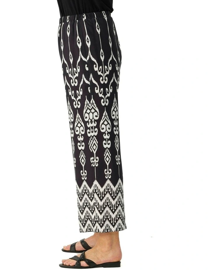 Billi Border Pant in Multi image 3