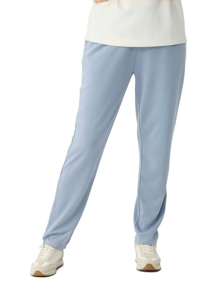 Zen Pull On Slim Leg Pant in Blue image 1