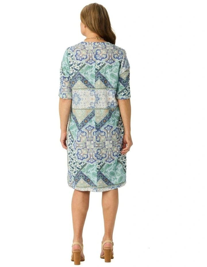 Corfu Skies Dress in Multi image 2