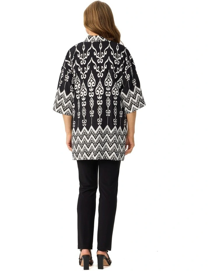 Billi Border Kimono in Multi image 2